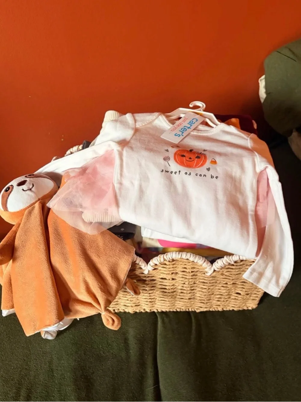Basket full of Baby Girl Clothes (12m-24m